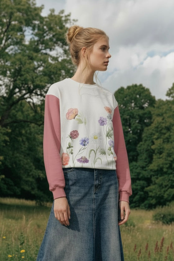 Spring Wildflower Sweatshirt